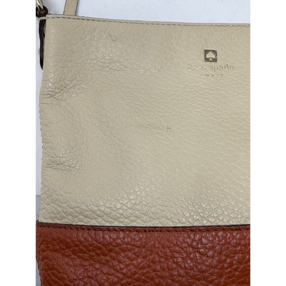 Kate Spade New York Cream Fall Orange Southport Avenue Cora Crossbody Bag  READ - Picture 12 of 12